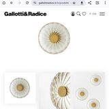 Pretty Gallotti & Radice wall light