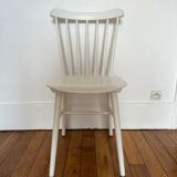 Set of 4 IVY chairs signed TON white