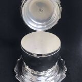 Victorian silver-plated biscuit tin