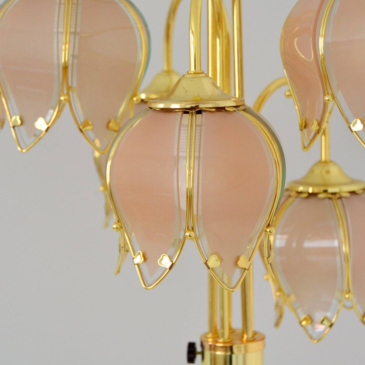 Lotus Flower Lamp Italian Design 1970s