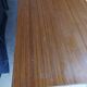 Vintage mahogany desk with chrome metal.