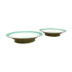 Lot of 2 pastel green compote