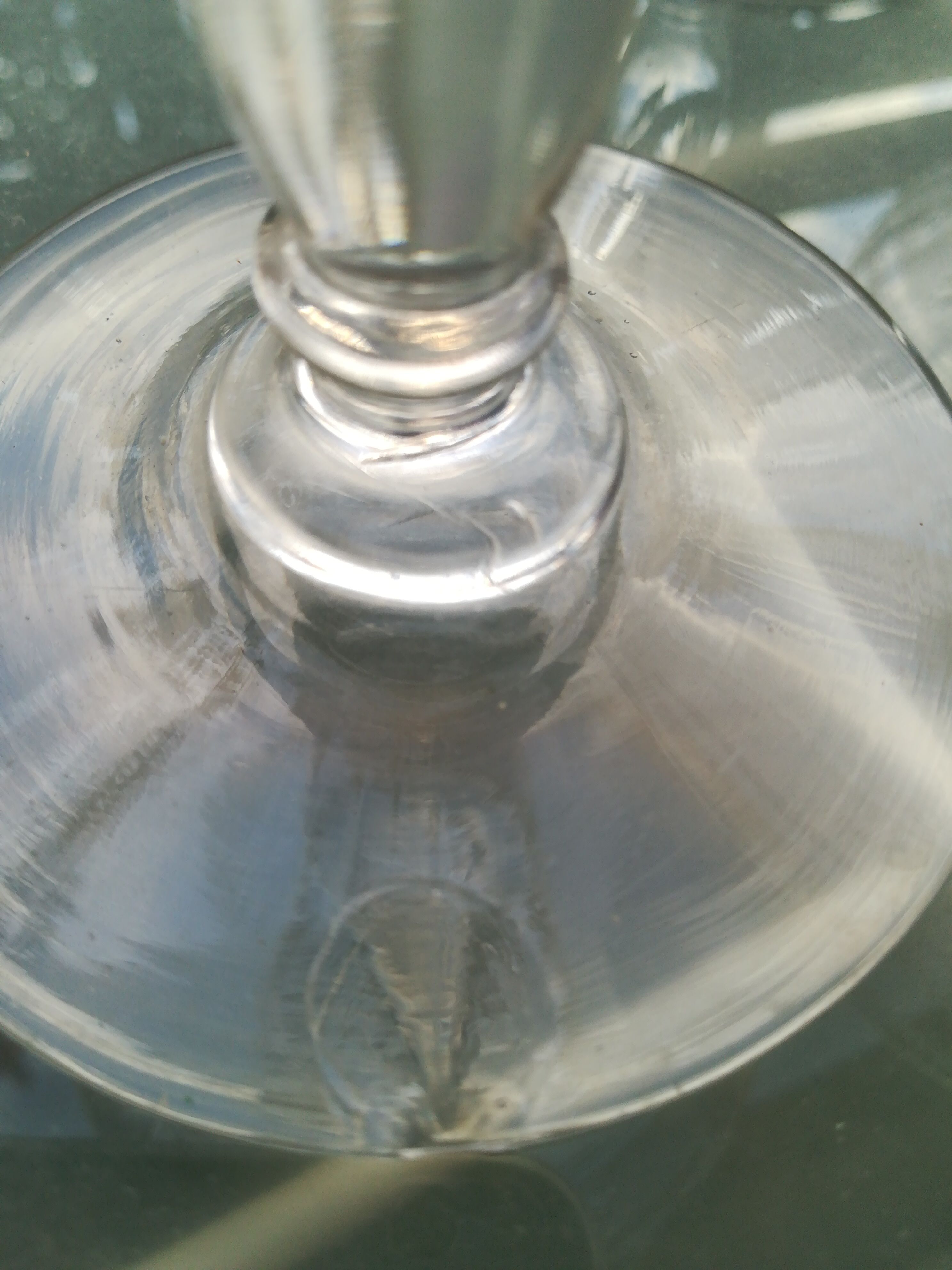 Old champagne glasses