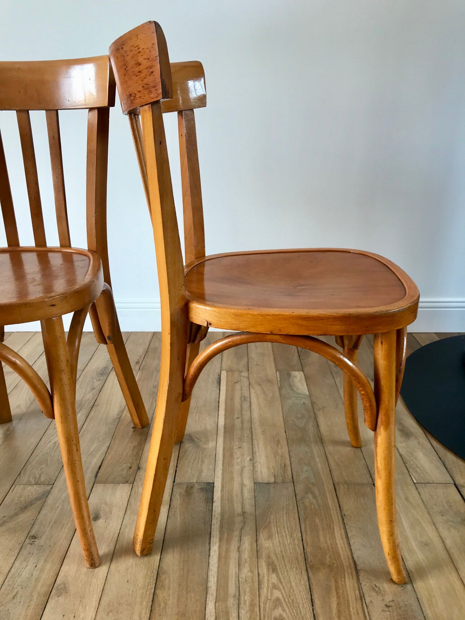 Set of 3 Luterma bistro chairs 50s
