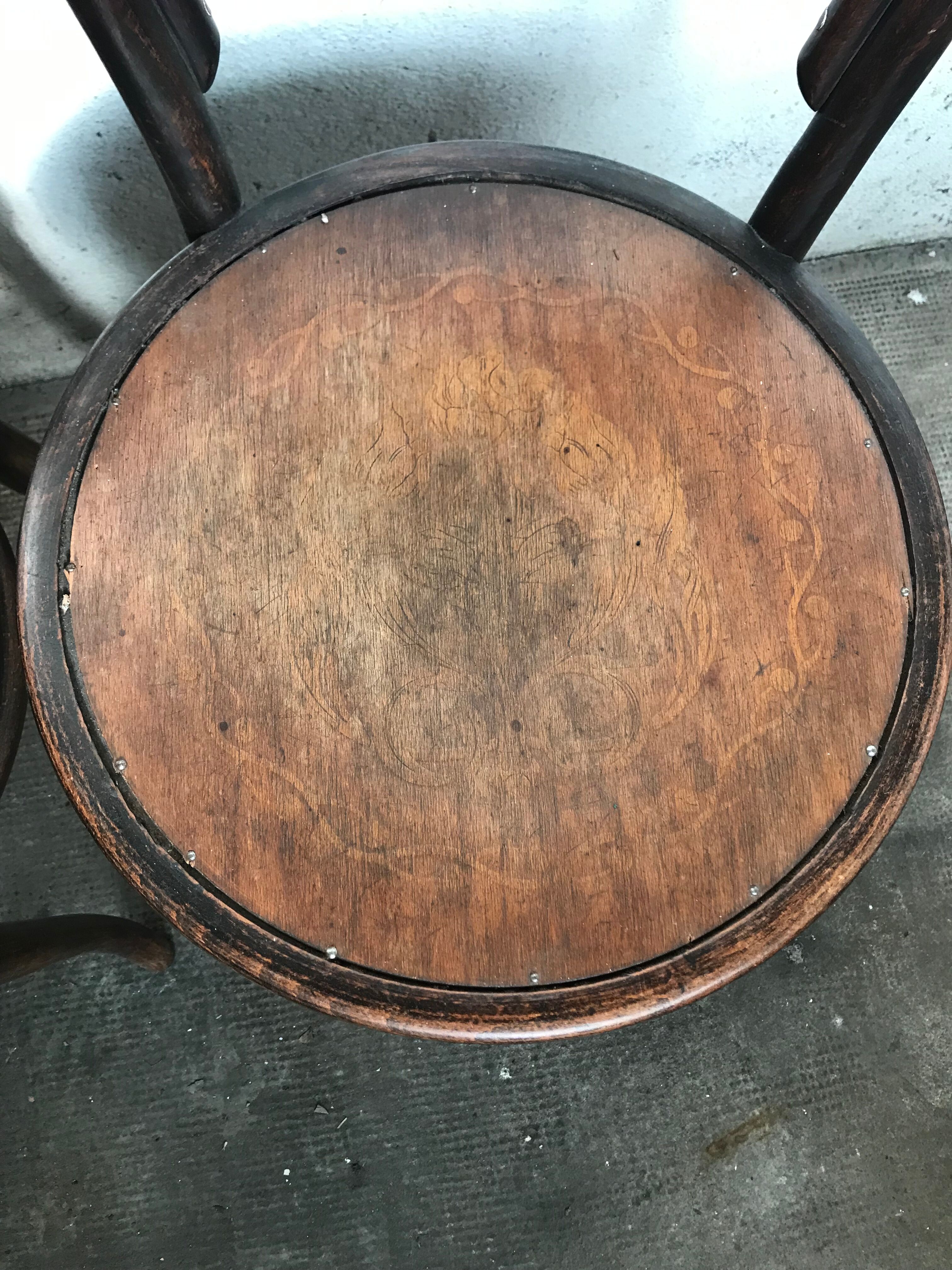 Set of 2 bistro chairs