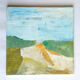 Modern painting - abstract Mediterranean landscape