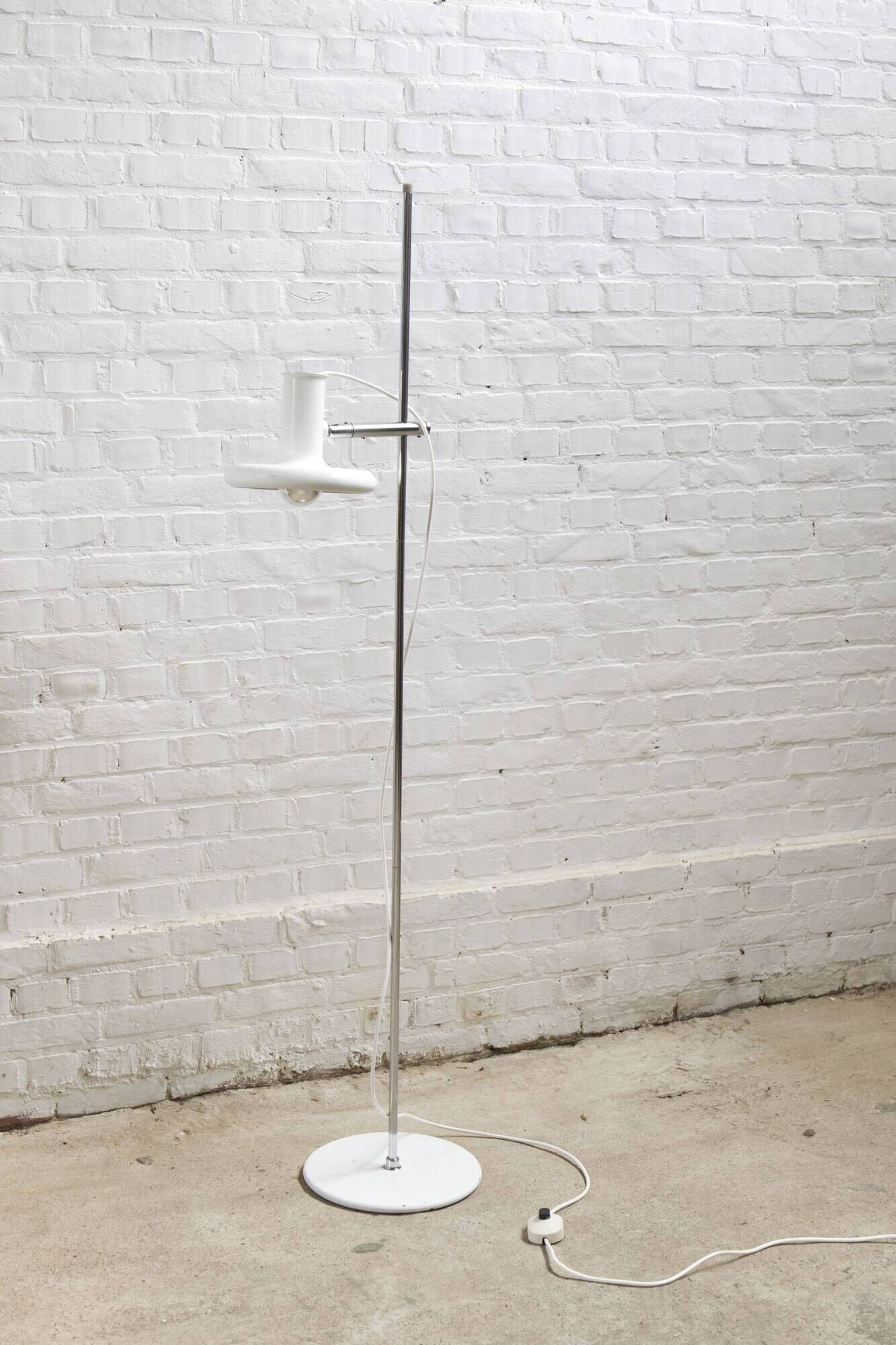 Vintage Danish floor lamp by Hans Due for Fog & Morup, 1970s
