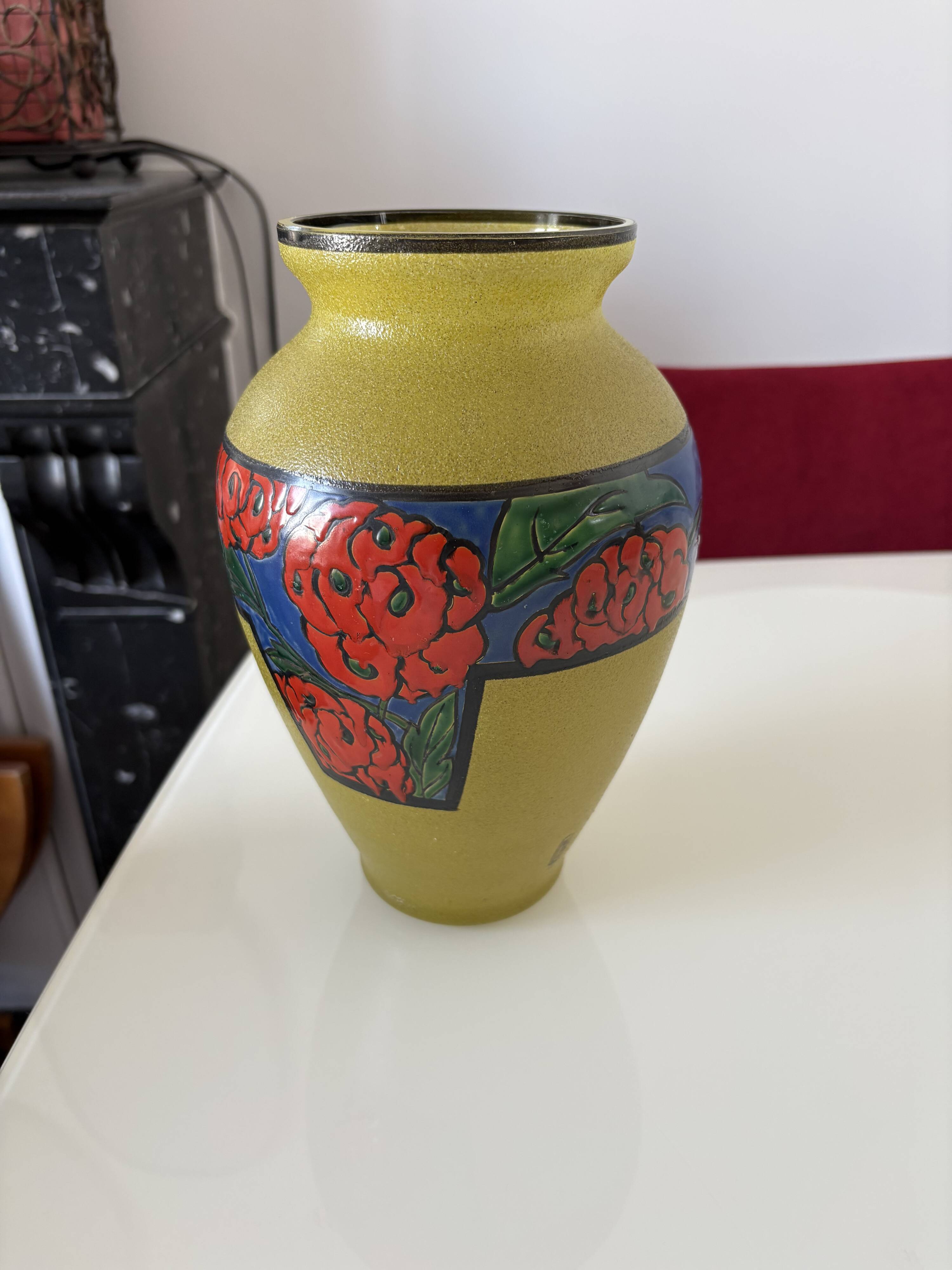 Art Deco Vase 1930 - Leune Glassworks