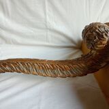 Carved gilded wooden console