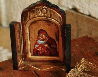 Byzantine icon triptych