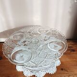 Cut glass cake stand