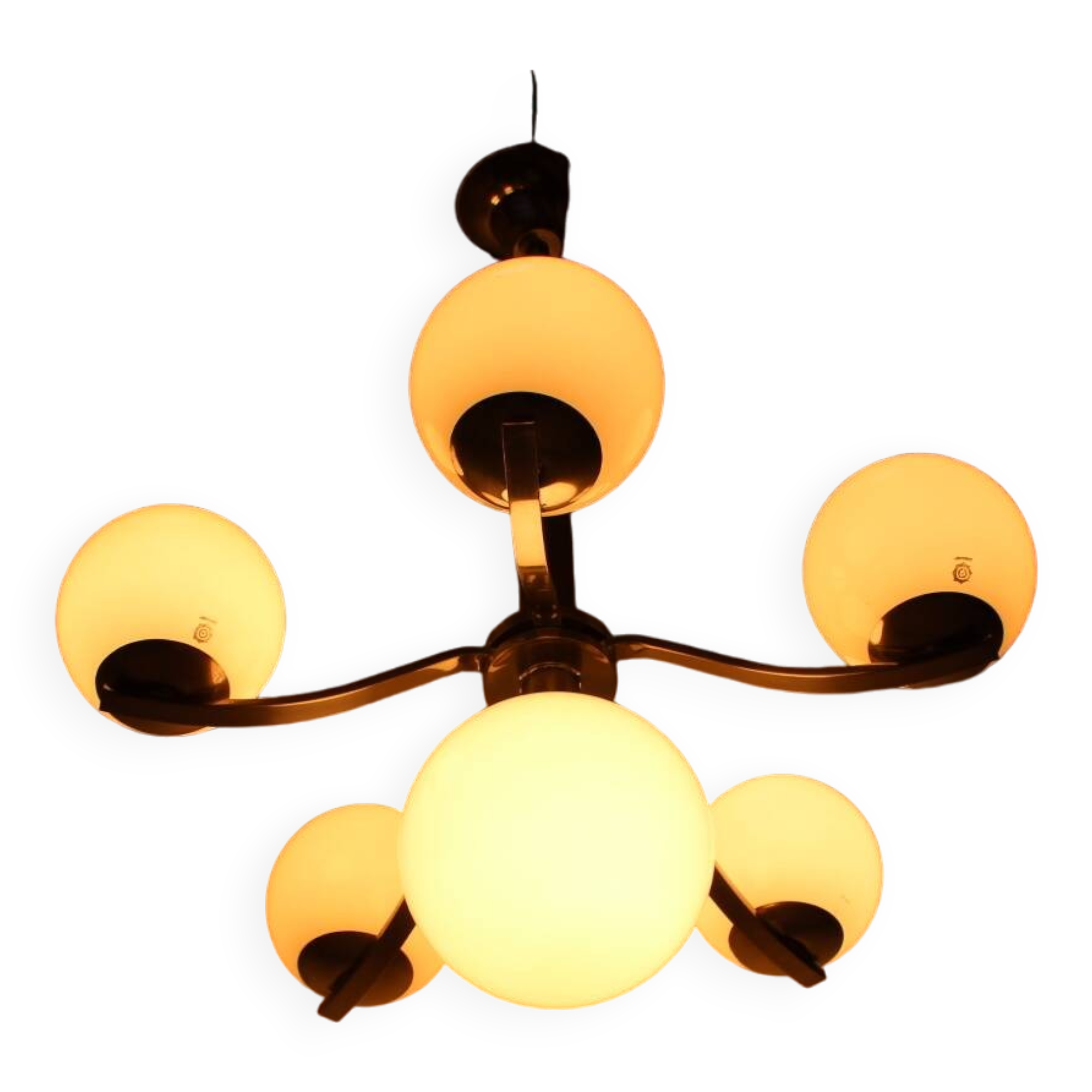 Beautiful Art Deco Candlestick, 1930s, Czechoslovakia