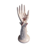 Hand vase in earthenware- vintage