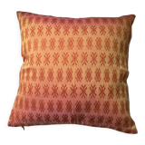 Glossy orange Kachin cushion 40x40 cm