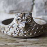 Empty ceramic owl pocket Jean-François Descombes Flayosc