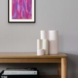 Pastel chrysanthemes frames 30 x 40 cm (atelier cleophee)
