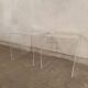 Vintage side tables in acrylic, 1970s, set of 2