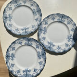 3 beautiful old English plates