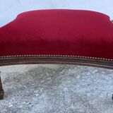 19th century two-seater pouf/footstool