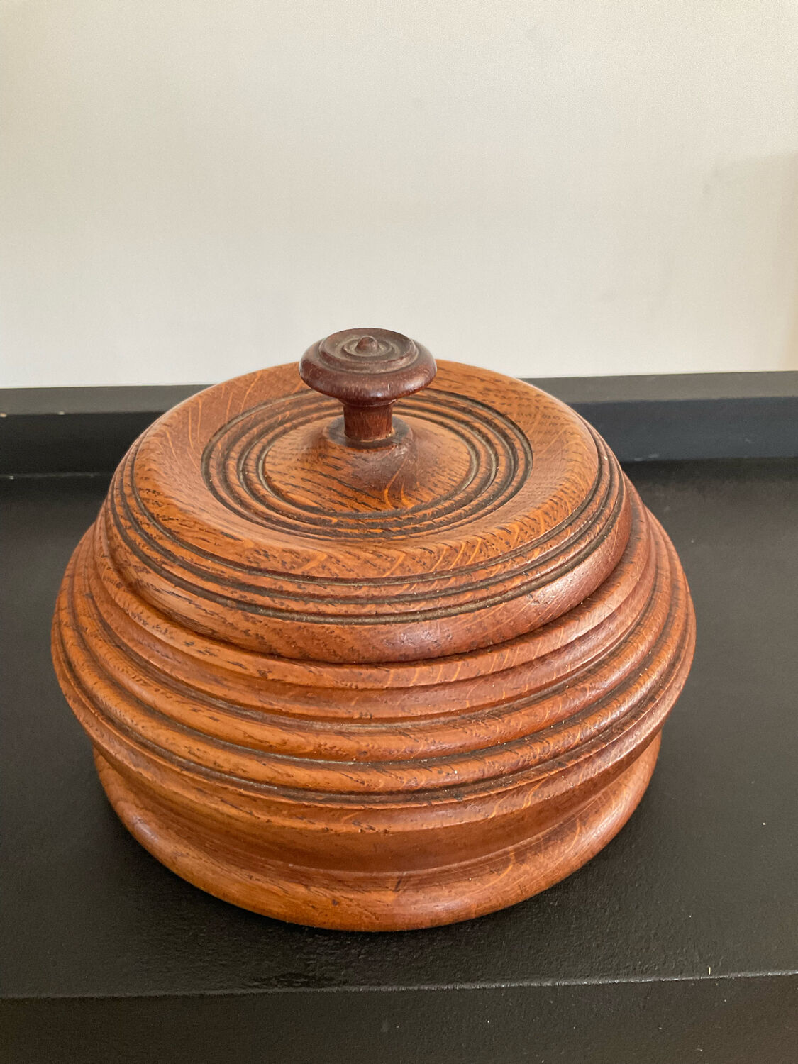 Empty pocket vintage wooden box