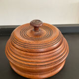 Empty pocket vintage wooden box