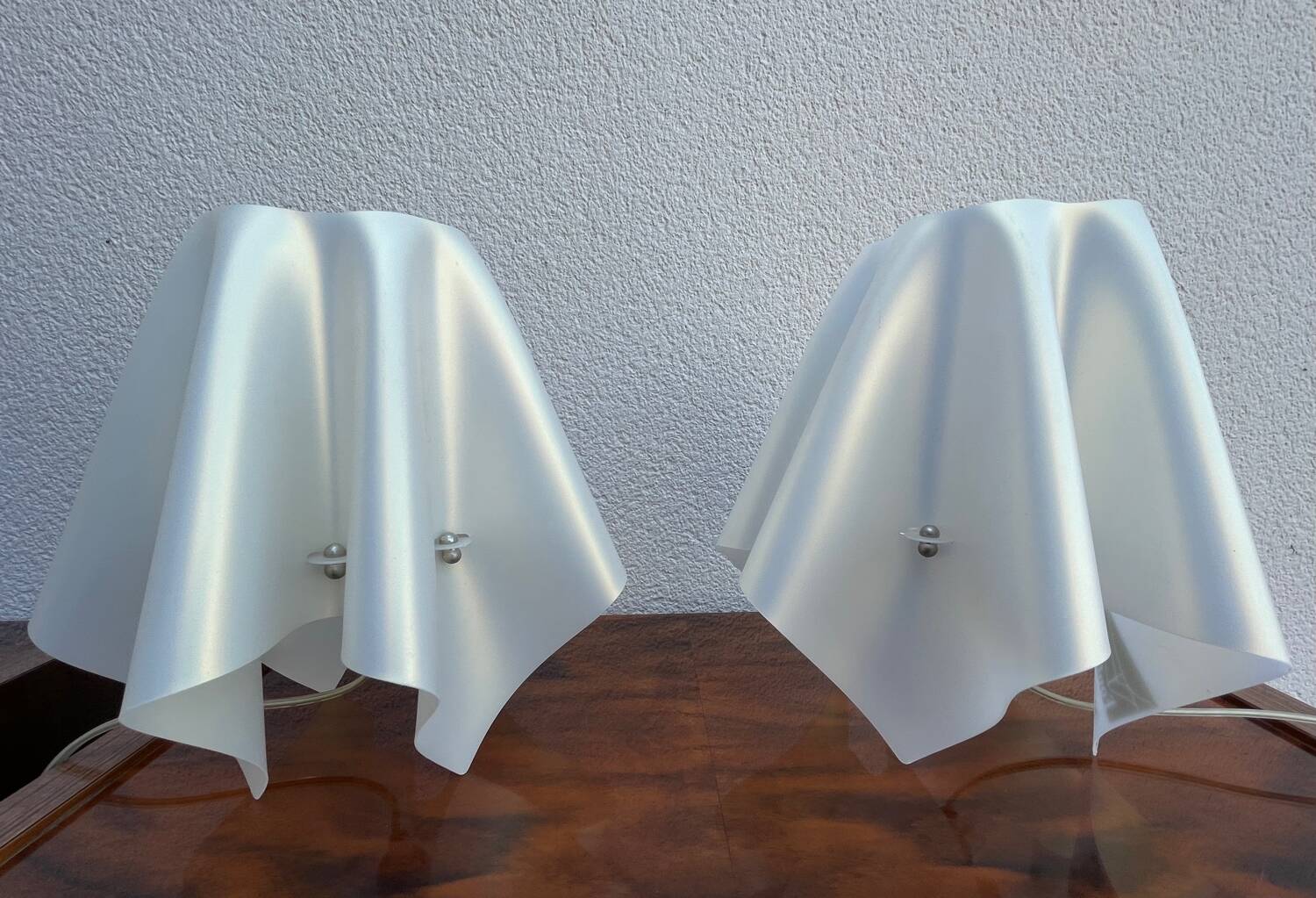 Pair of Foulard slamp lamps