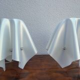 Pair of Foulard slamp lamps