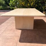 Coffee table in travertine