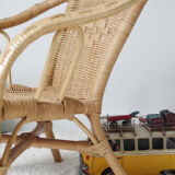 Children's armchair in rattan