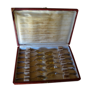 11 cueillères à moka - argent
