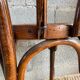 Mundus Vienna Austria curved wood bistro chair