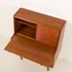 Danish  mid century teak  bureau with a hidden vanity by Ølholm Møbelfabrik