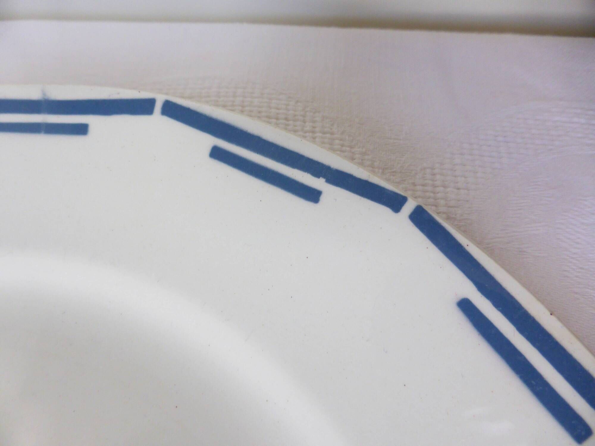 1 vintage round dish from the Céranord factory, Gavarnie model 210879