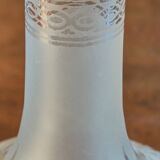 Carafon en cristal, décor gravé, 19 ème siècle