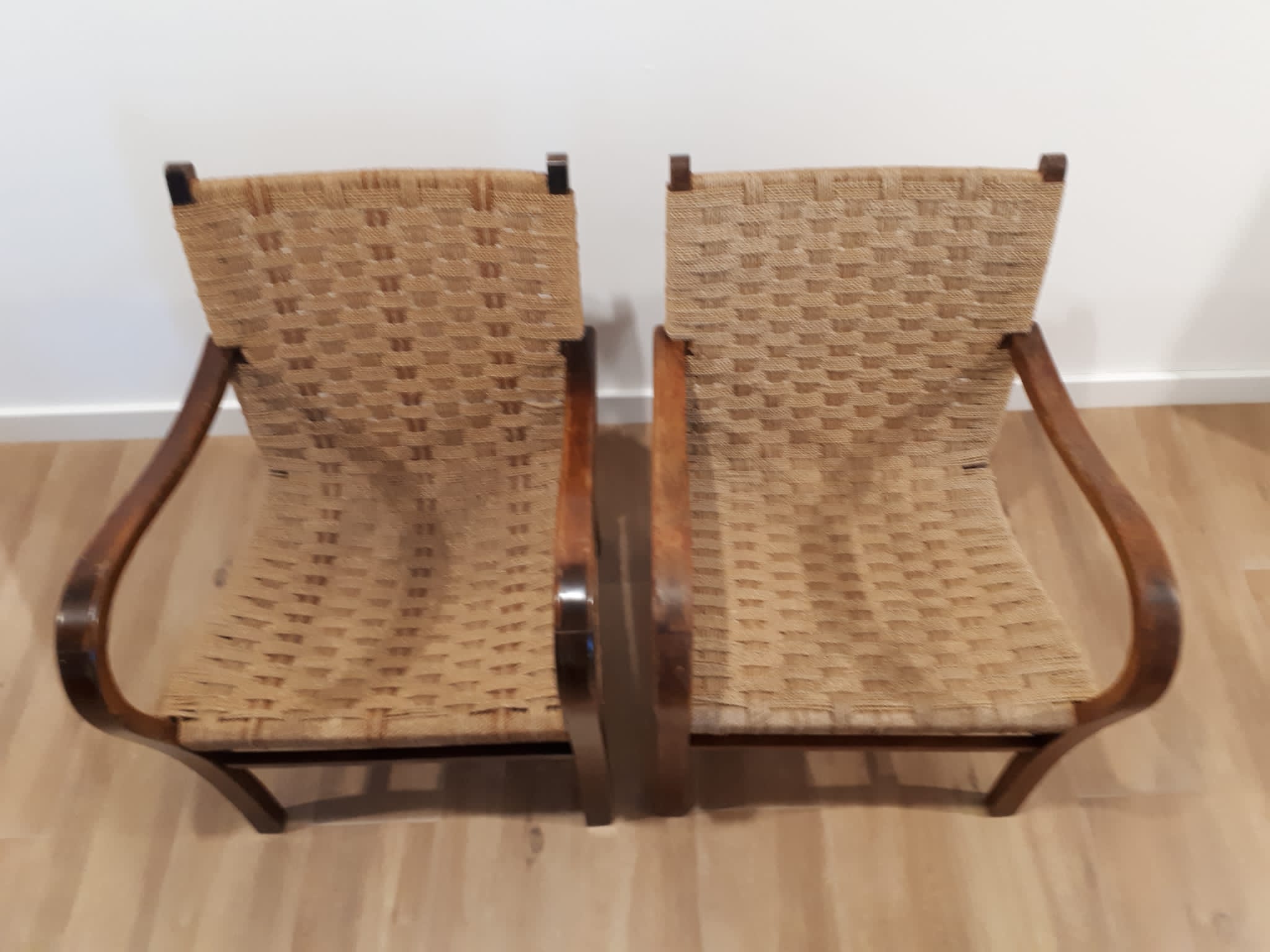 Pair of armchairs, Netherlands, 60s