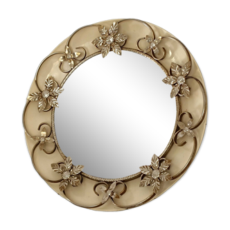 Miroir rond glace convexe