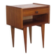 Minimalist teak bedside table 1960