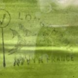 Vintage Longchamp green fish dish