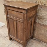 Old Burmese teak bedside table
