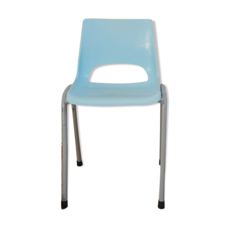 Plastic chair school children Brunswick Roger Bontemps - vintage