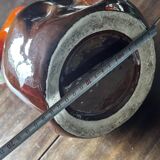 Vintage Vallauris Glazed Ceramic Pitcher, 30 cm High