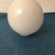 Round globe in white opaline