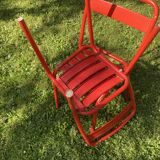 Pair of Tolix T1 chairs