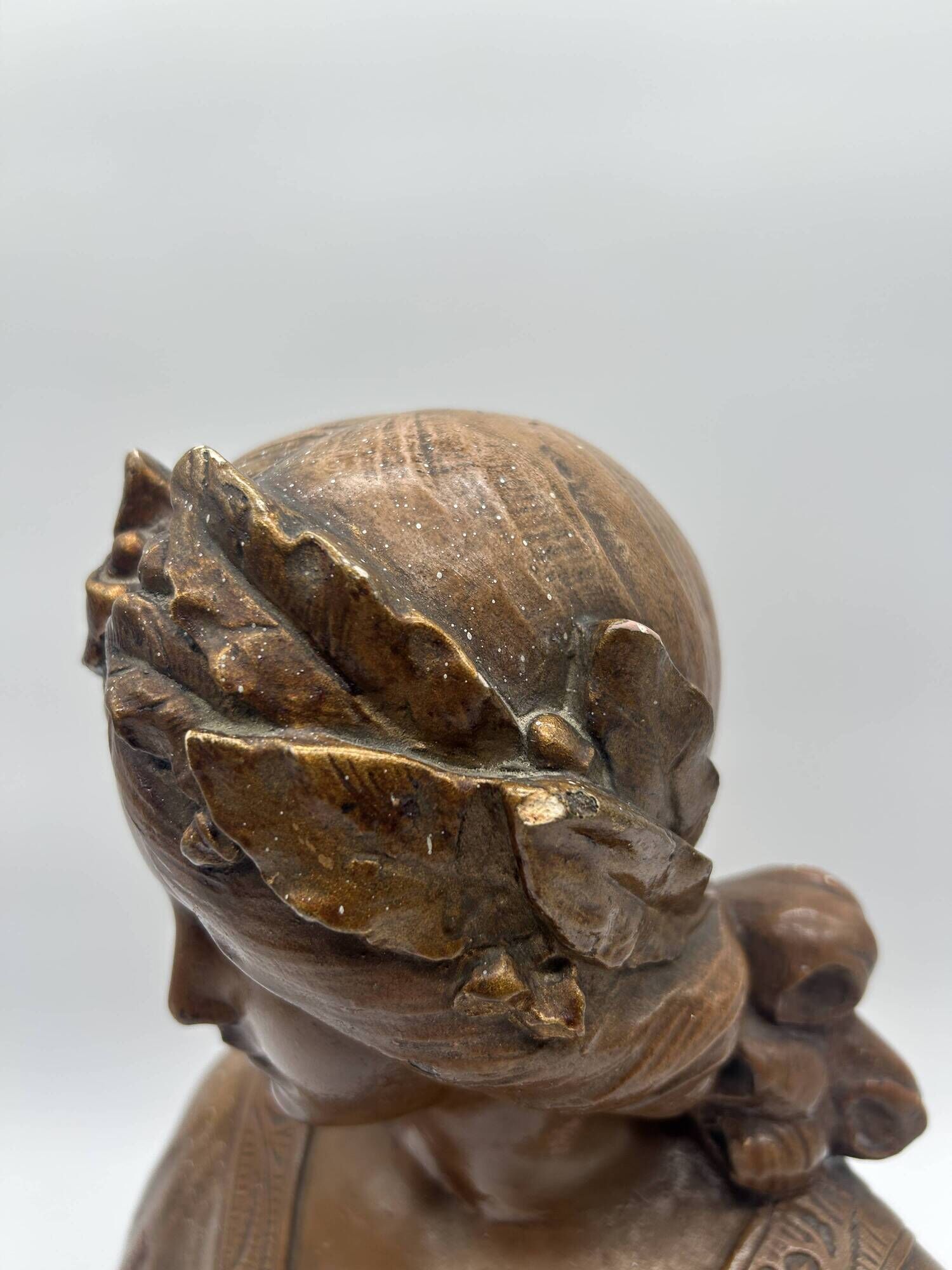 Art Nouveau bust by Gustave Van Vaerenbergh