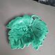 Plat feuille de vigne vert Sarreguemines