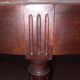 Table demi lune en acajou