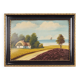 Painting „The Hut by the Sea”, Scandinavian design, 1970s