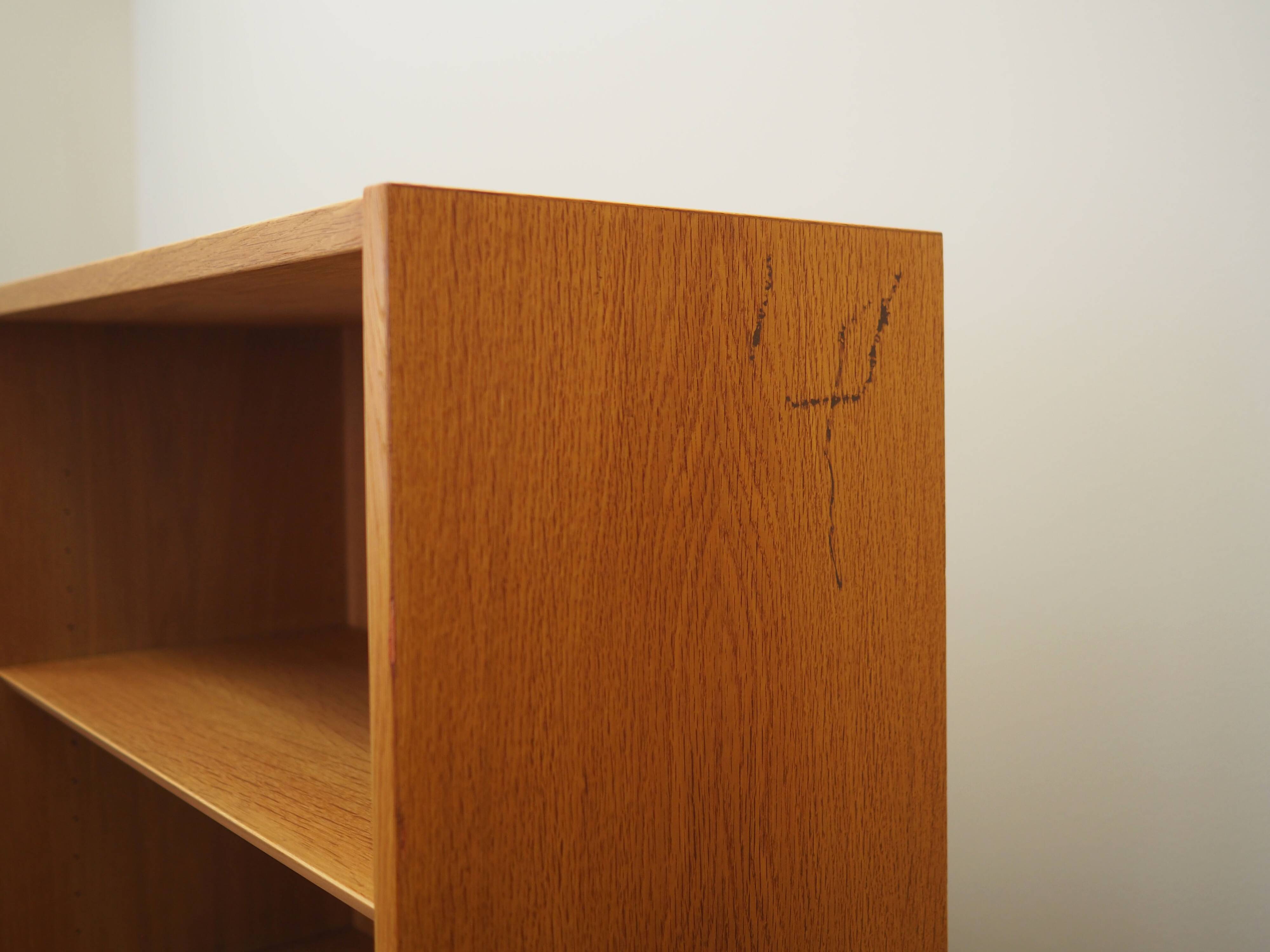 Ash bookcase, Danish design, 1970s, production: Hundevad