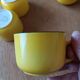 Antique coffee cups Digoin & Sarreguemines