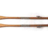 Pair of wooden paddles